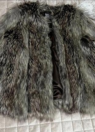 Эко шуба в стиле zara