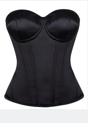 Чорний корсет