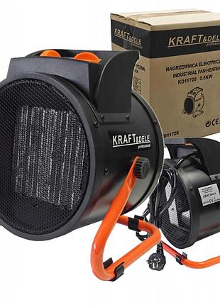Тепловентилятор kraft 3500вт термостат kd11728