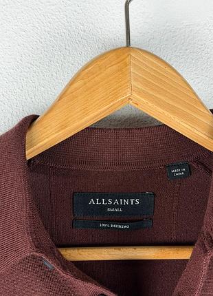 Allsaints чоловічий шерстяний пуловер 4