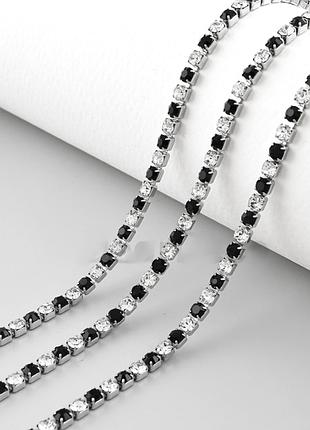 Тенісне кольє "доміно" 2