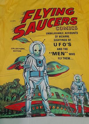 Футболка с длинным рукавом " космические приключения" в винтажном дизайне - xl