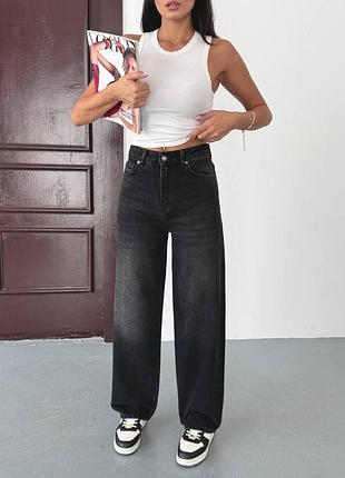 Жіночі класичні повсякденні джинси джинсові баггі