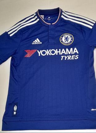 Adidas climacool fc chelsea 2015\16 - футболка джерси домашняя фанатская - s