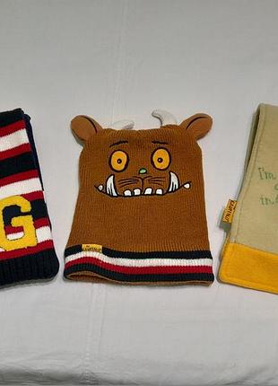 Tu the gruffalo -набір стильний дитячий - шапка + шарфи - 3 -5 років