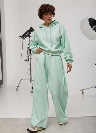 Жіночий спортивний костюм oversize із худі