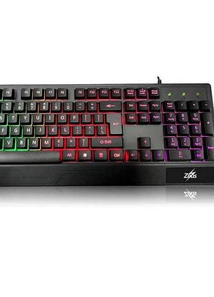 Клавіатура led gaming keyboard+mouse m-710 4958