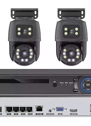 Dvr kit 2 ch з поворотними камери 9591