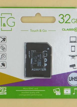 Карта памяти microsd touch and go 32 gb (class 10) 3 года гарантии