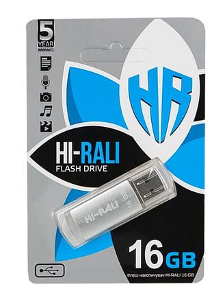 Флеш память usb hi-rali 16gb