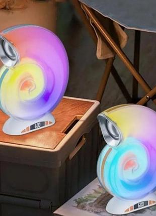 Настільна лампа l39 mini з колонкою, rgb-підсвіткою, bluetooth