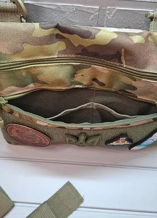 Сумка камуфляж мультикам з кобурою, сумка чоловіча, сумка тактична 7