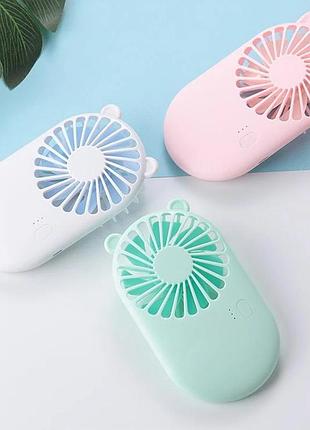 Портативный мини-вентилятор 1011 с аккумулятором и usb-зарядкой