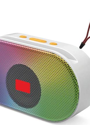 Портативная bluetooth колонка sps l-003 bt с rgb-подсветкой