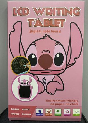 Планшет lcd для рисования stitch pink 3