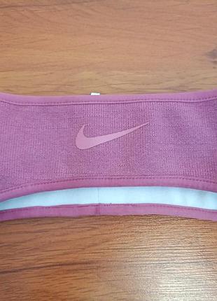 Спортивная повязка на голову nike (double-sided/knit)
