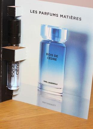 Тестер bois de cedre karl lagerfeld