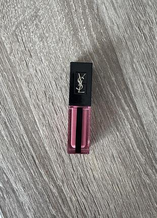 Ysl rouge pur couture vernis a levers water stain