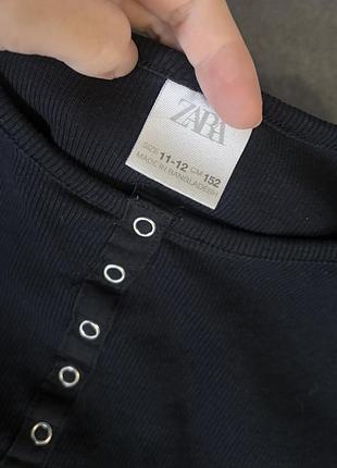 Лонг zara кофта в рубчик 11-12 152