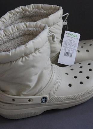 Crocs classic lined neo puff boot classic neo puff boot-us-m10/w12 6