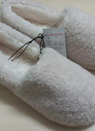 Тапочки домашние весна-зима мех. жен.41р.f&fвьетнам