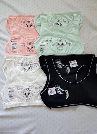 Комплекты детские для девочек топ + трусики