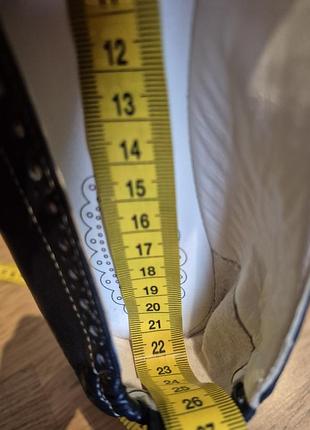 Туфли кожаные 21 см. балетки 7