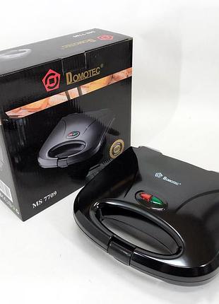 Гриль бутербродница сэндвичница domotec ms-7709, бутербродница бытовая, домашний гриль для шаурмы