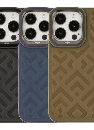 Чохол kajsa briquette collection rhombus для iphone 14 pro max