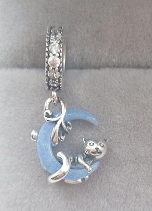 Підвіска шарм "кіт на місяці" 9
