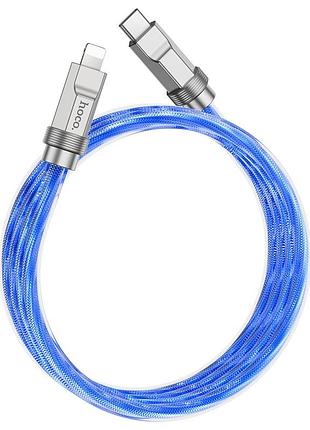 Кабель usb hoco u113 solid pd20w silicone type-c to lightning 6