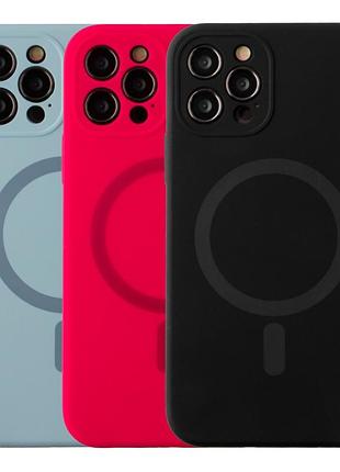 Чохол glow silicone case full camera with magsafe для iphone 12 pro