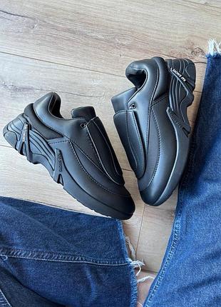 Adidas x raf simons antei total black 5