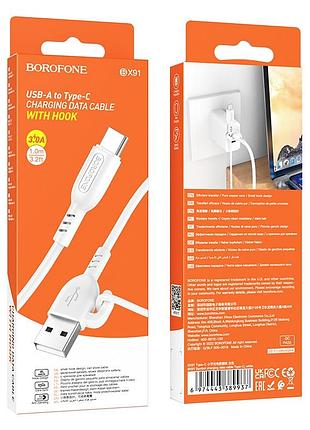 Кабель usb borofone bx91 type-c 3a 2