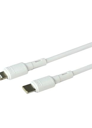 Кабель usb hoco x83 pd type-c to lightning 3