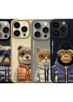 Чохол tpu+pc nimmy 3d with metal buttons для iphone 15 pro max