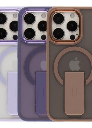 Чохол tpu+pc flexguard magnetic ring stand для iphone 16 pro