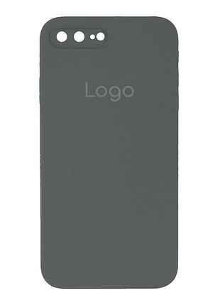 Чохол silicone case square full camera для iphone 7 plus/8 plus 9