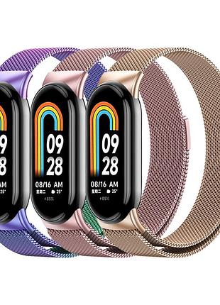 Ремешок для xiaomi mi band 8/9/10 milanese loop