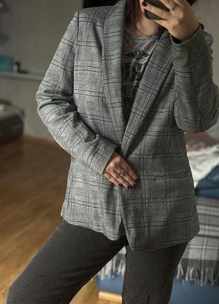 Піджак жакет жіночий в клітинку