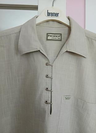 Сорочка чол. лляна pacifico 5