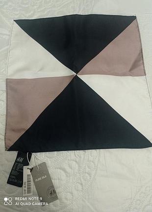 Шовкова хустинка h&m 33*33см