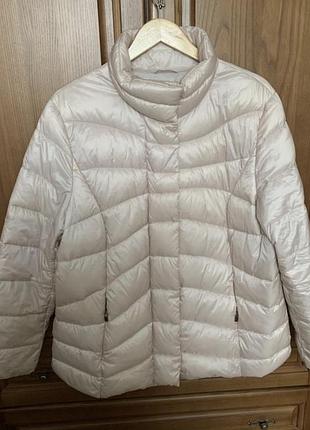 Gerry weber 46 євро розмір куртка пуховик нюдовий пух