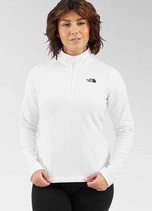 Жіноча біла  флісова кофта the north face