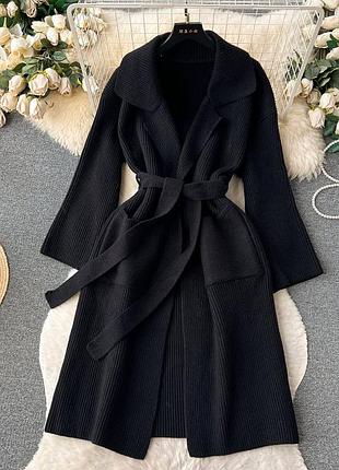 Кардиган з поясом 5