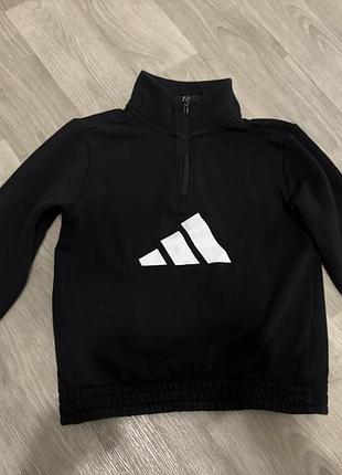 Кофта на замке флиска , худи adidas 8-9 9-10 134/140