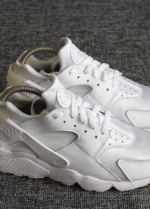 Кроссовки nike air huarache white оригинал нат кожа!