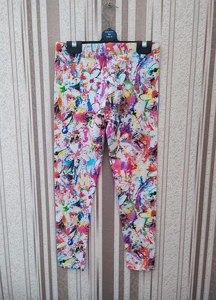 Красивые трикотажные лосины 3