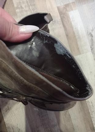 Ботинки,кожа 5