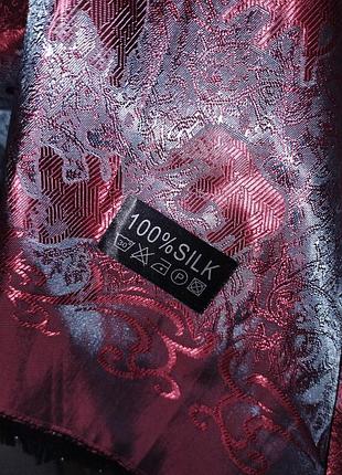 Шовковий шарф палантин